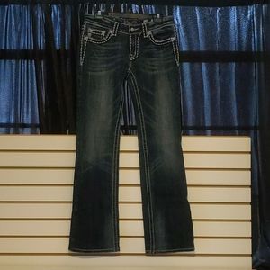 Women's Miss Me Embroidered Pocket Jeans